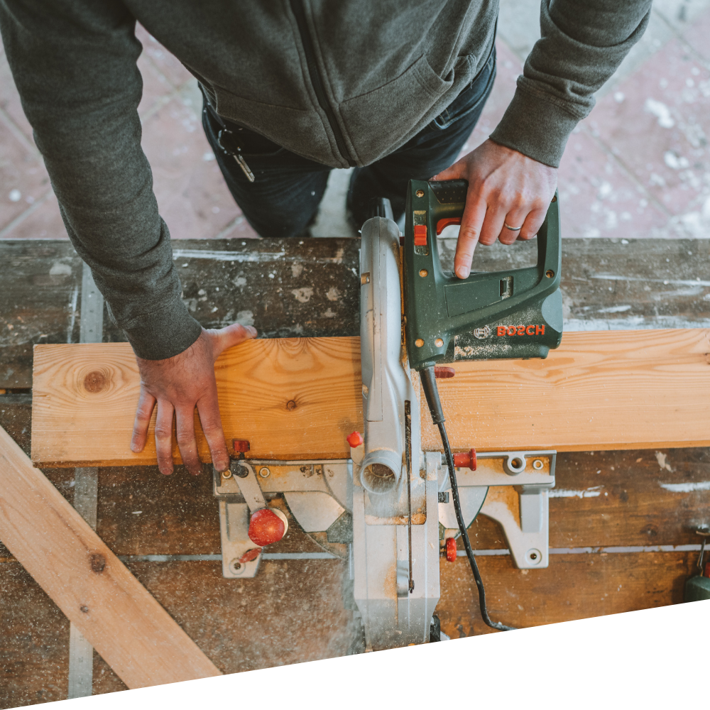 klusjesman aan het werk